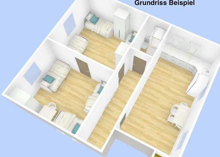 Ihr Zuhause Auf Zeit In - Vollmoebliert - Waschmaschine - Einzelbetten - Multilanguage - Witamy Serdecznie Daire Rötha